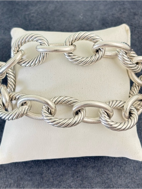 David Yurman Jewelry - David Yurman Sterling silver XL Oval Link Chain Bracelet 7-7.5"